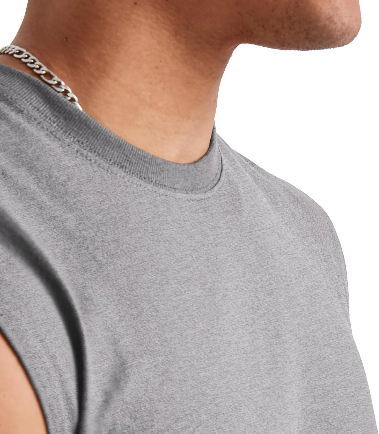Hanes Men's Essentials Midweight T Pack, Cotton Muscle Tank Shirts, 3-Pack