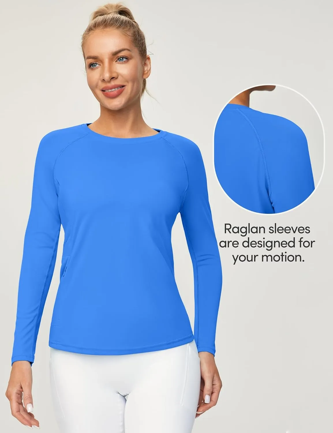 Heathyoga Rash Guard for Women UPF 50  SPF UV Protection Shirts for Women Long Sleeve Swim Shirts for Woman Sun Shirt