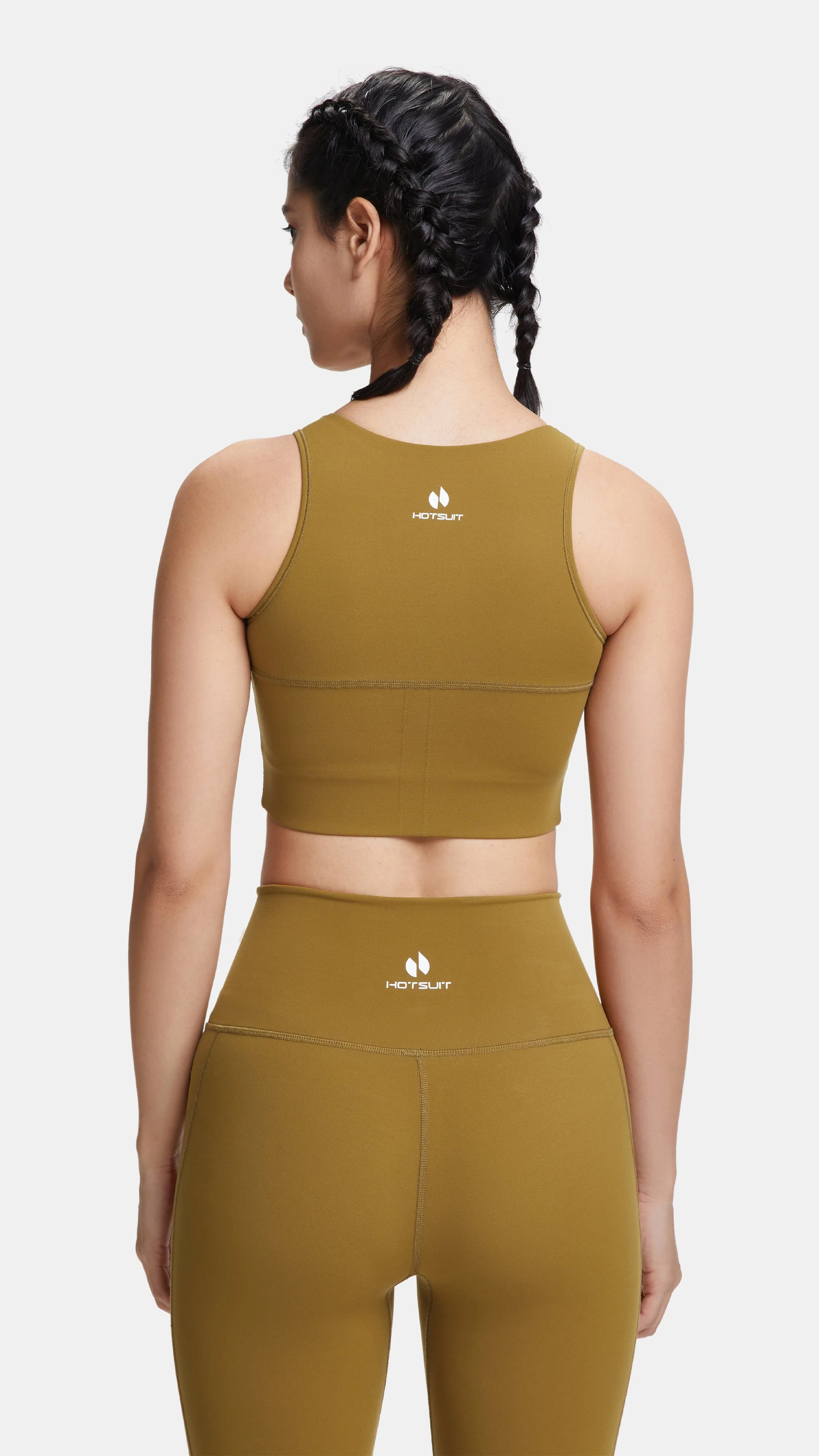 HOTSUIT Women Compressive Crop Bra