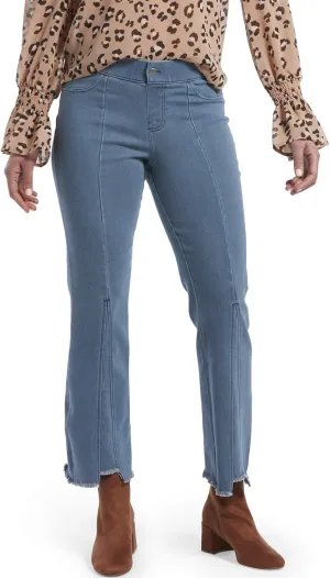 HUE Women's Fashion Jeggings-Cropped Flare, Straight, Bootcut, Wide Denim Leggings