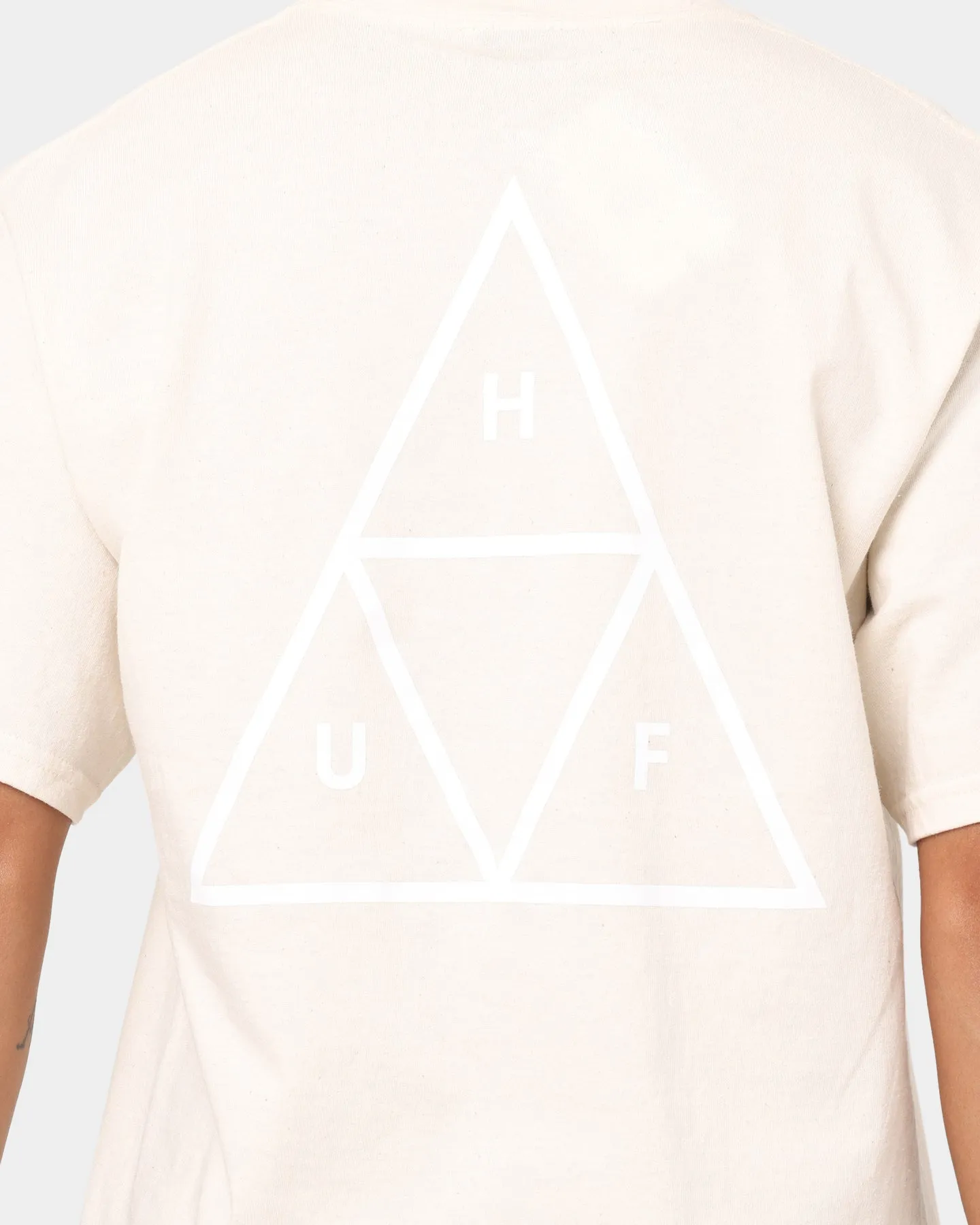 HUF Essentials Triple Triangle T-Shirt Natural