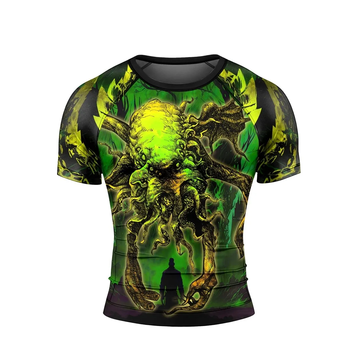 Hungry Of Cthulhu Short Sleeve Rash Guard