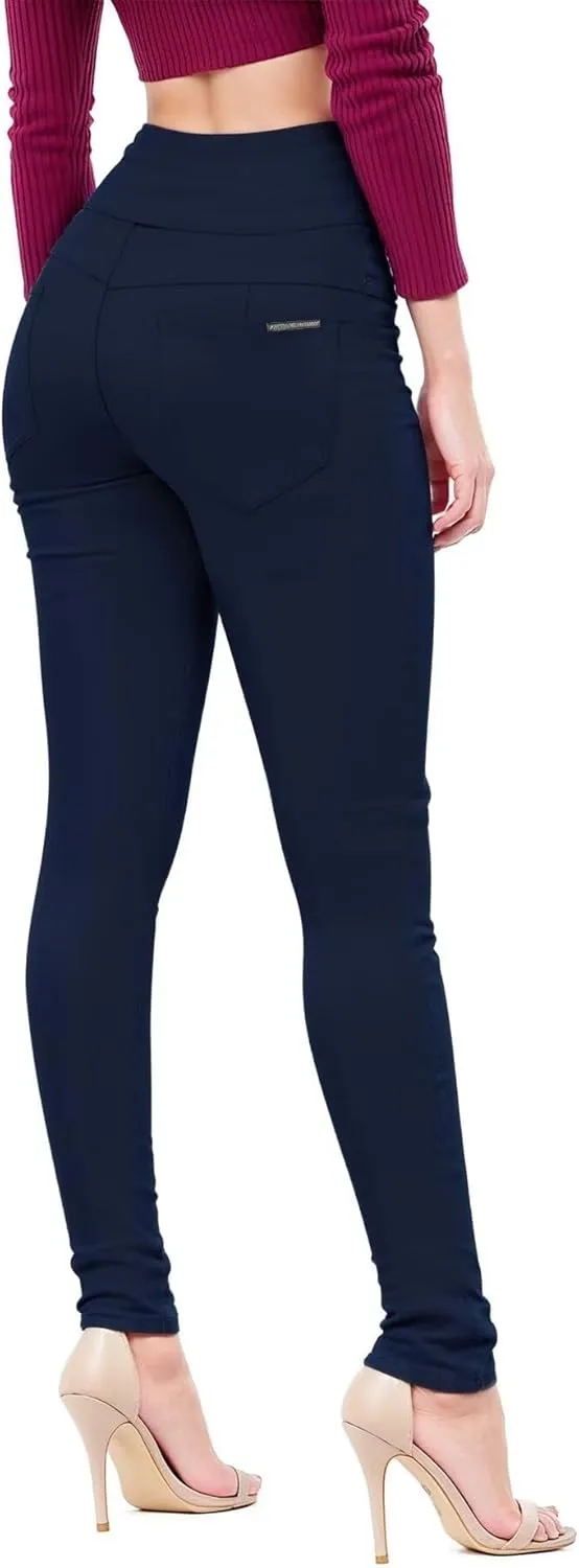 Hybrid & Company Women's Butt Lift Skinny High Waisted V3 Super Comfy Stretch Denim Pants