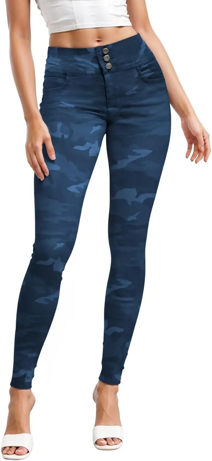 Hybrid & Company Women's Butt Lift Skinny High Waisted V3 Super Comfy Stretch Denim Pants
