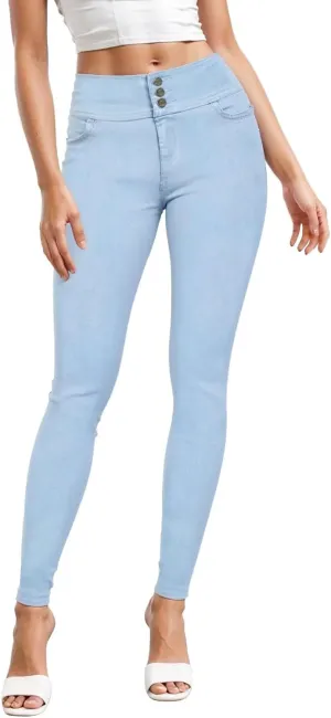 Hybrid & Company Women's Butt Lift Skinny High Waisted V3 Super Comfy Stretch Denim Pants