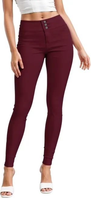 Hybrid & Company Women's Butt Lift Skinny High Waisted V3 Super Comfy Stretch Denim Pants