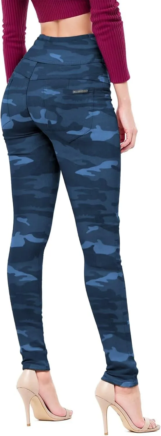 Hybrid & Company Women's Butt Lift Skinny High Waisted V3 Super Comfy Stretch Denim Pants