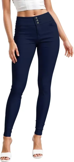 Hybrid & Company Women's Butt Lift Skinny High Waisted V3 Super Comfy Stretch Denim Pants