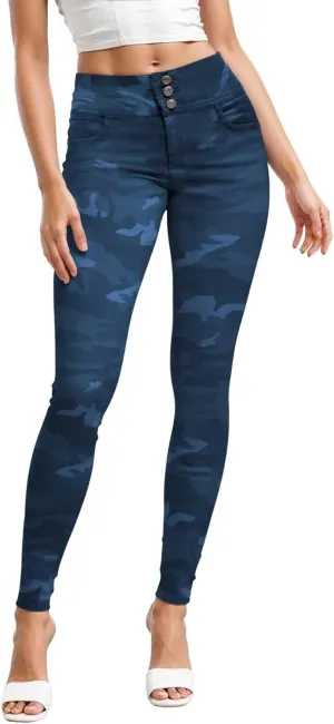 Hybrid & Company Women's Butt Lift Skinny High Waisted V3 Super Comfy Stretch Denim Pants