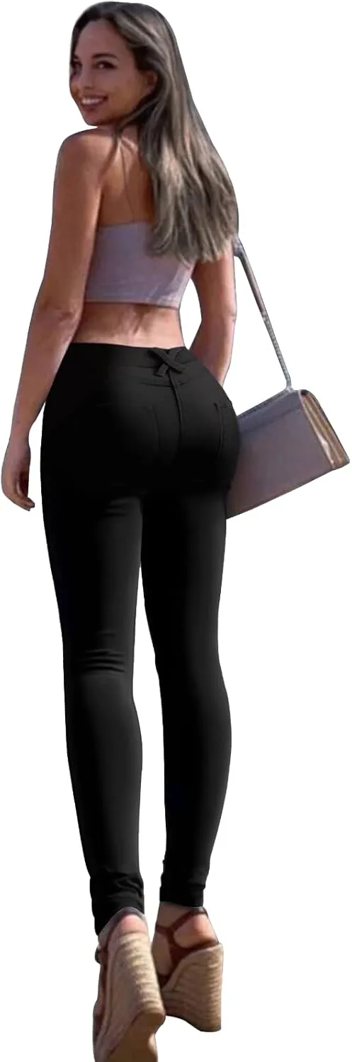 Hybrid & Company Women's Extreme Butt Lift Stretch Denim Jeans