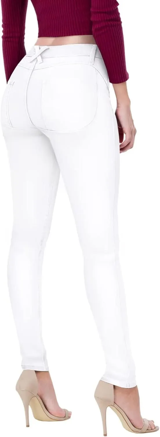 Hybrid & Company Women's Extreme Butt Lift Stretch Denim Jeans