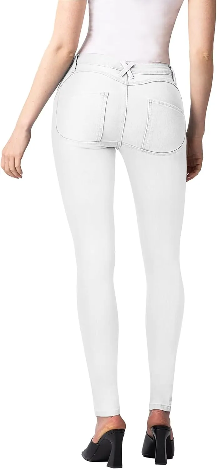 Hybrid & Company Women's Extreme Butt Lift Stretch Denim Jeans