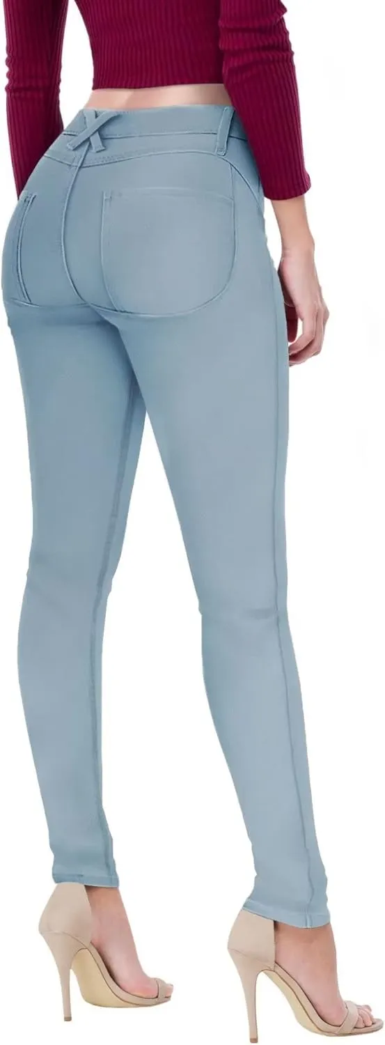 Hybrid & Company Women's Extreme Butt Lift Stretch Denim Jeans