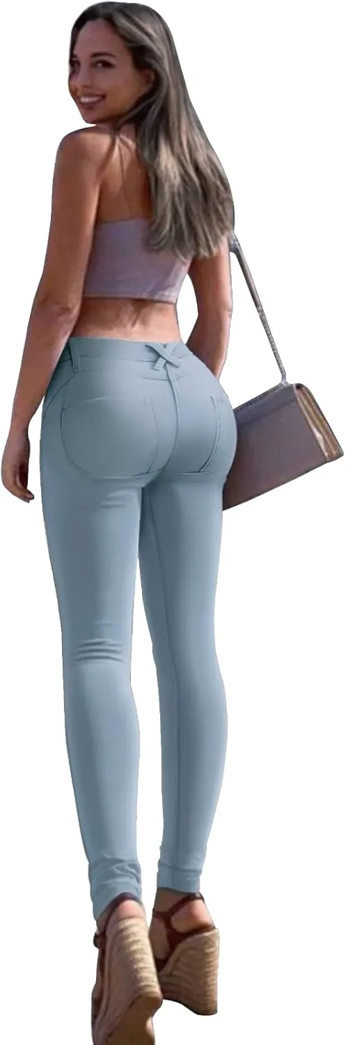 Hybrid & Company Women's Extreme Butt Lift Stretch Denim Jeans