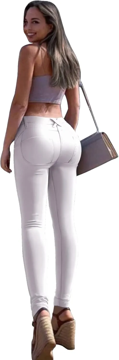 Hybrid & Company Women's Extreme Butt Lift Stretch Denim Jeans