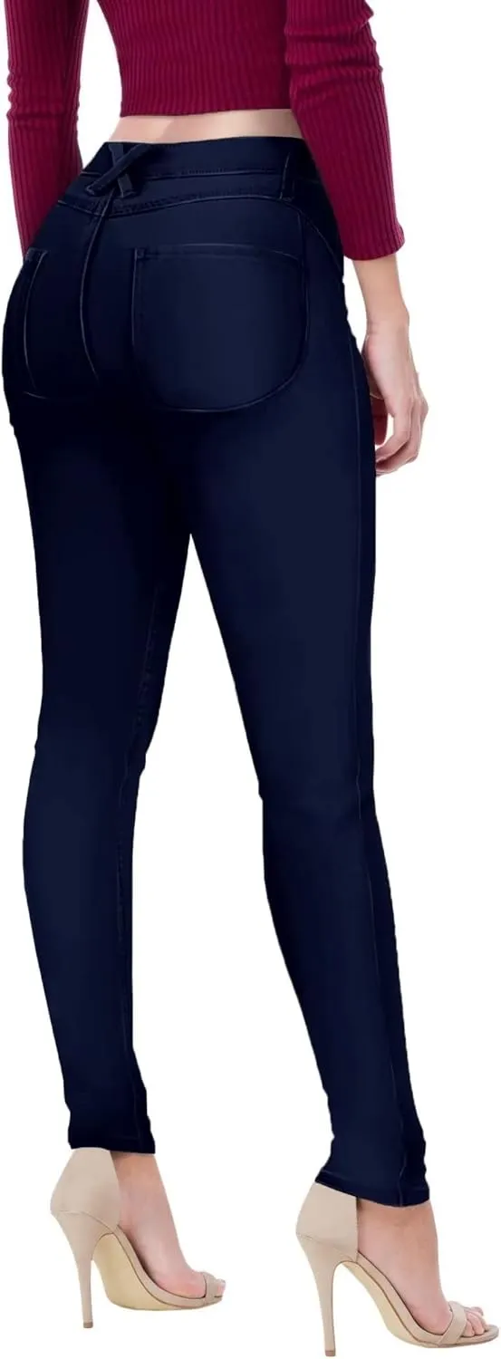 Hybrid & Company Women's Extreme Butt Lift Stretch Denim Jeans