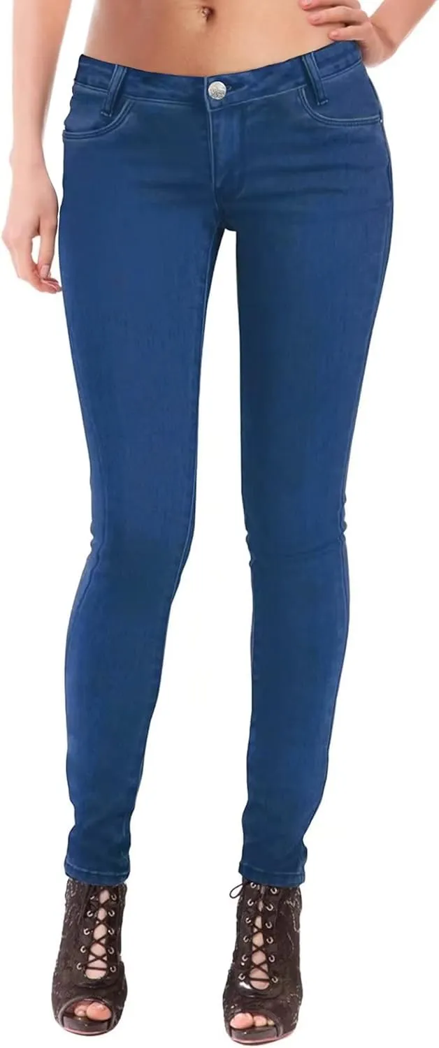 Hybrid & Company Women's Extreme Butt Lift Stretch Denim Jeans