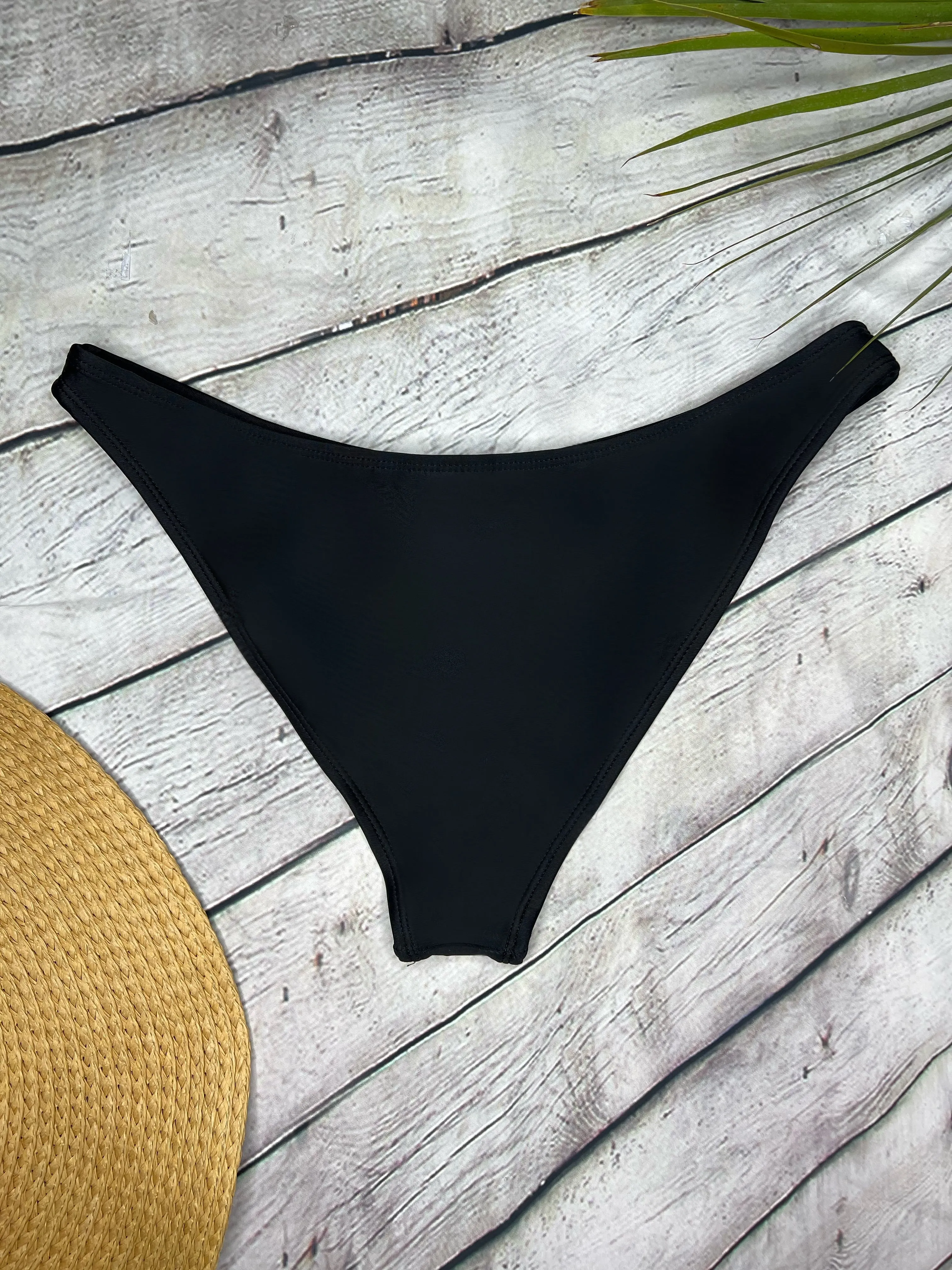 Ibiza Luxe Classic Bikini Bottoms in Black
