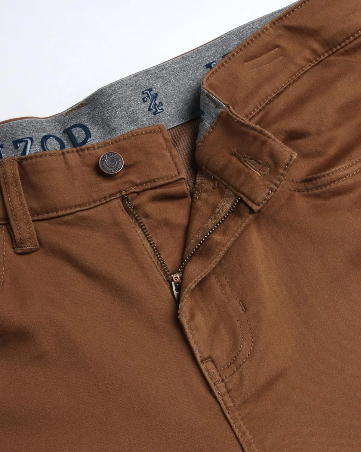 IZOD Men's Jeans - Regular Fit Comfort Stretch Knit Denim Jeans - Straight Leg Casual Pants for Men