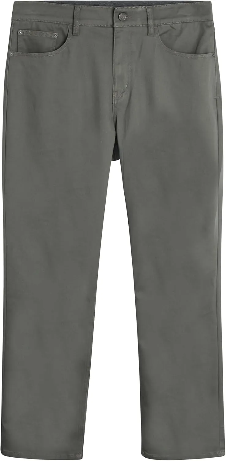 IZOD Men's Jeans - Regular Fit Comfort Stretch Knit Denim Jeans - Straight Leg Casual Pants for Men