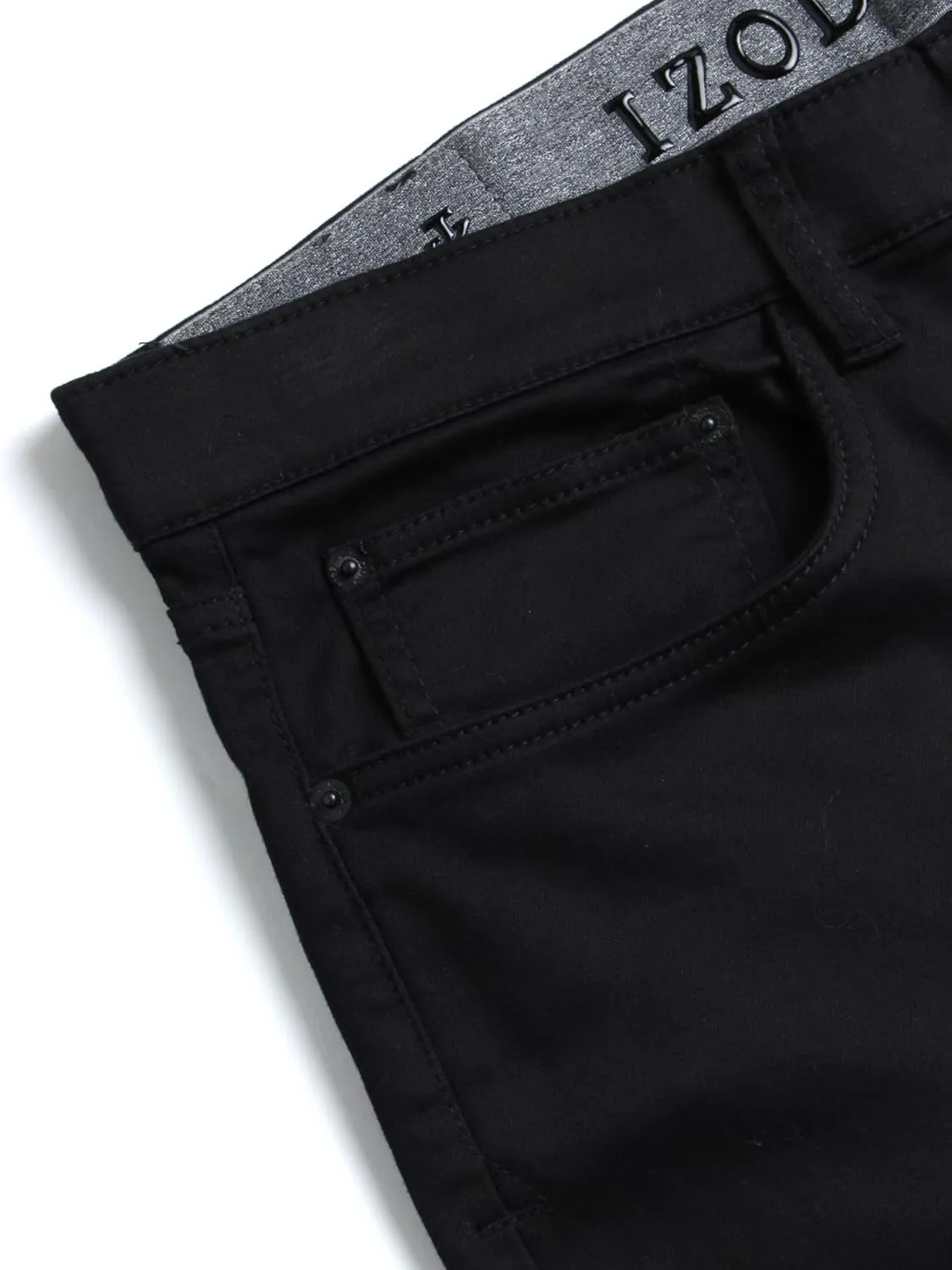 IZOD Men's Jeans - Regular Fit Comfort Stretch Knit Denim Jeans - Straight Leg Casual Pants for Men