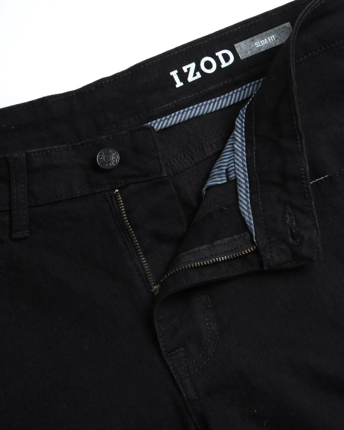 IZOD Men's Slim Fit Jeans - Classic Comfort Stretch Lightweight Denim Jeans - Casual Work Pants for Men