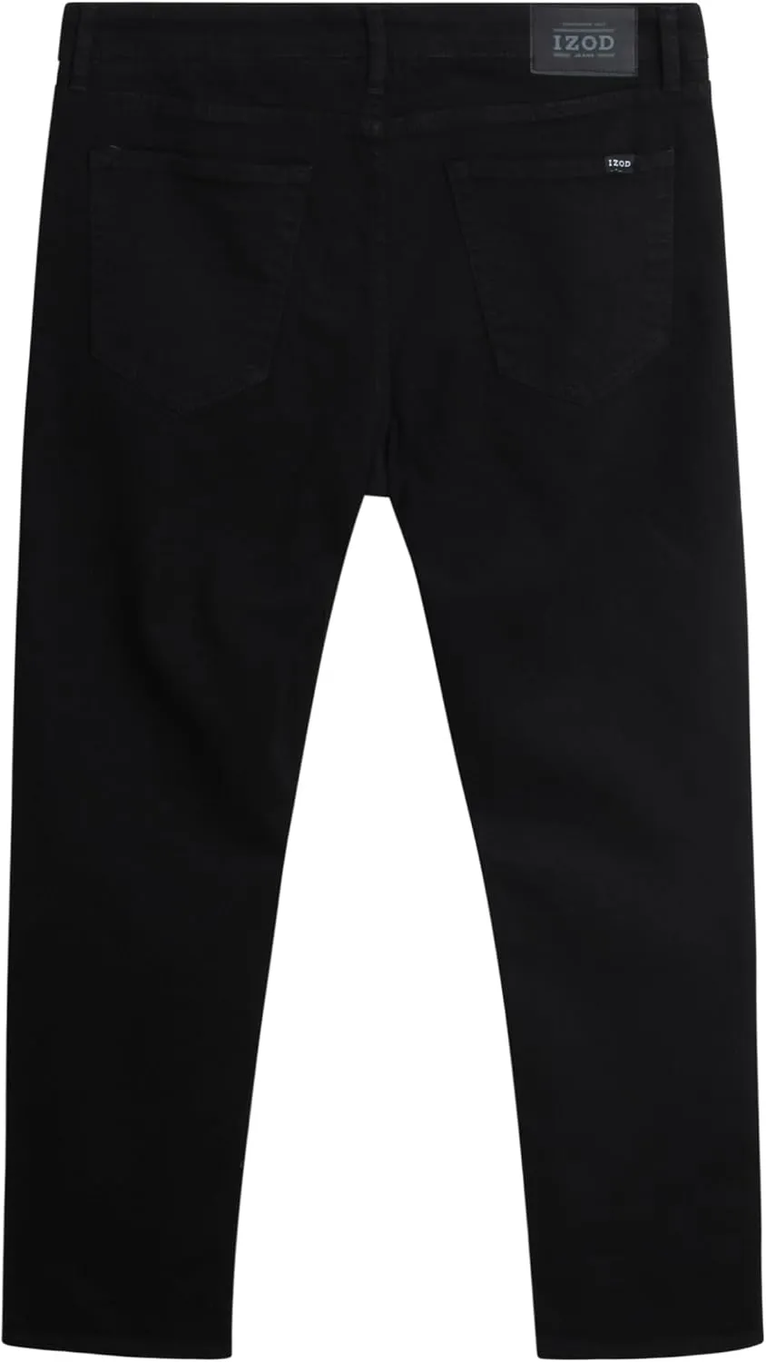 IZOD Men's Slim Fit Jeans - Classic Comfort Stretch Lightweight Denim Jeans - Casual Work Pants for Men