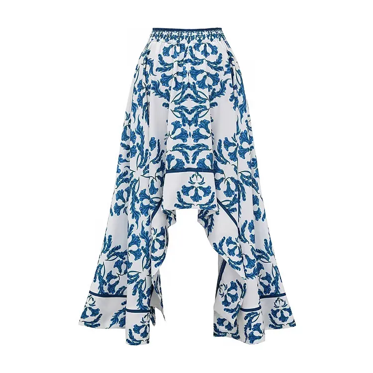 Jade - Versatile Lace-Up Printed One-Piece Swimsuit Set