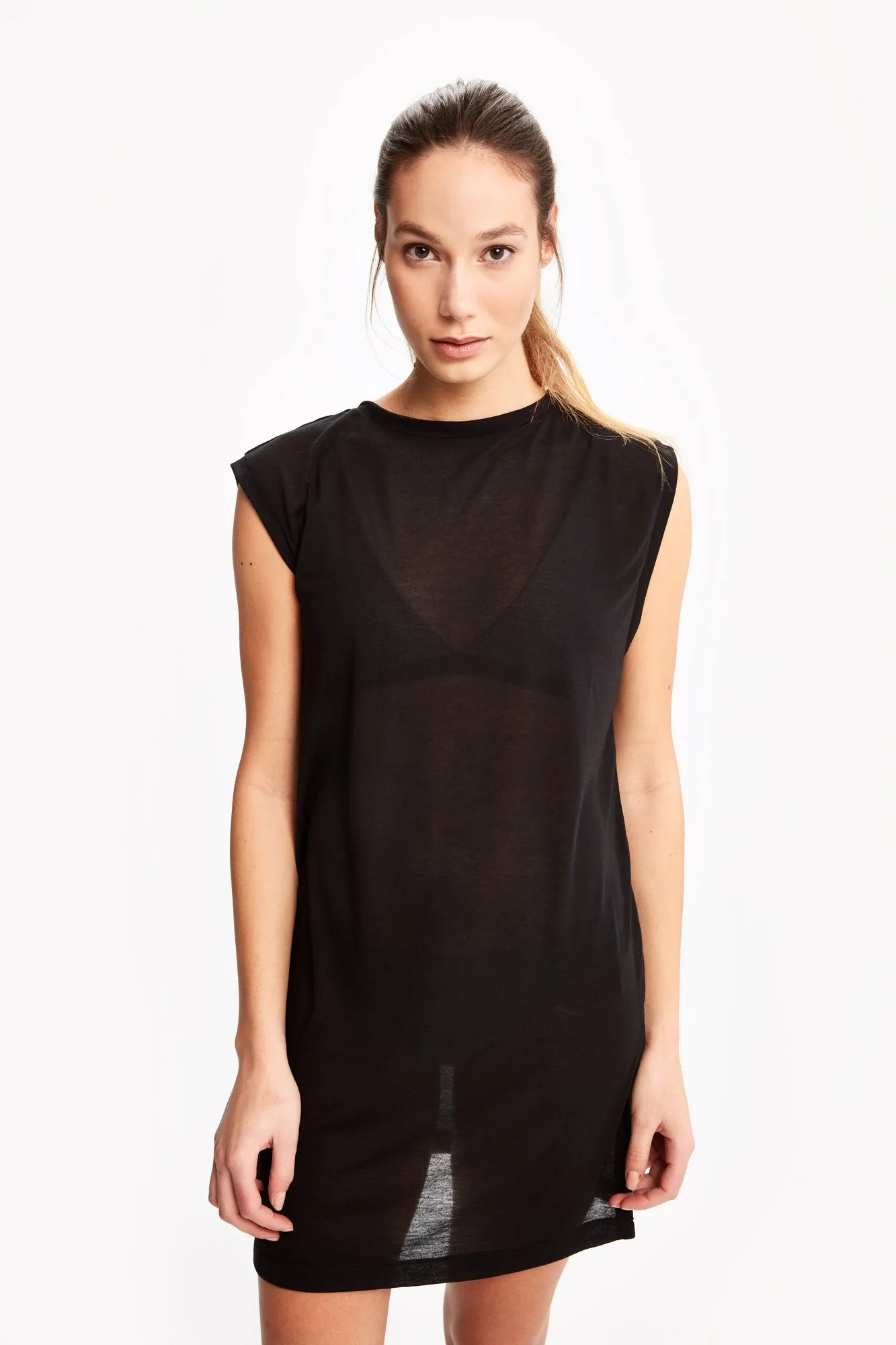 JULES SHEER MINI DRESS
