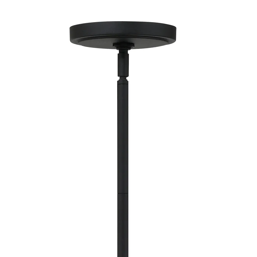 Keenan 4 Light Black Forged Chandelier