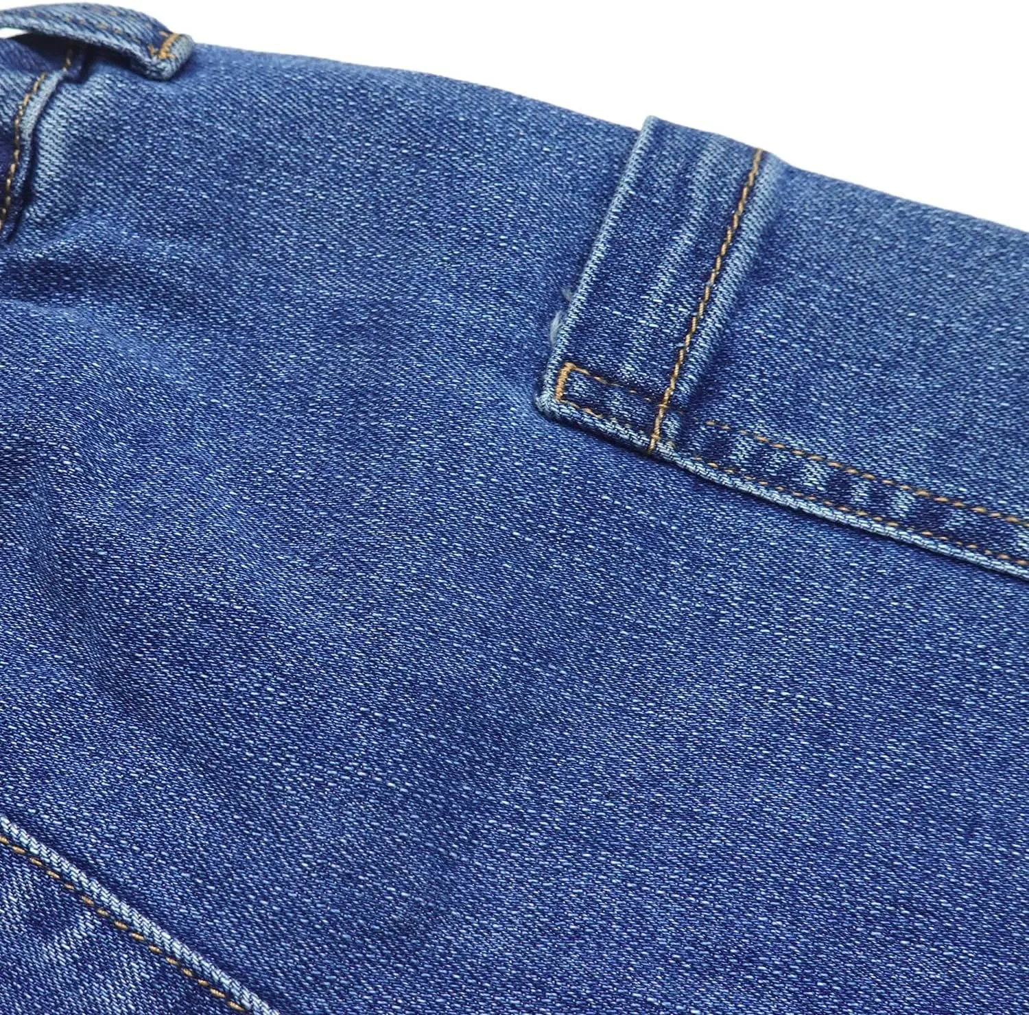 KIDSCOOL SPACE Baby Girls Wide-Leg Cargo Jeans,Toddler Boy Elastic Waist with D-Ring Loops Stretch Denim Pants