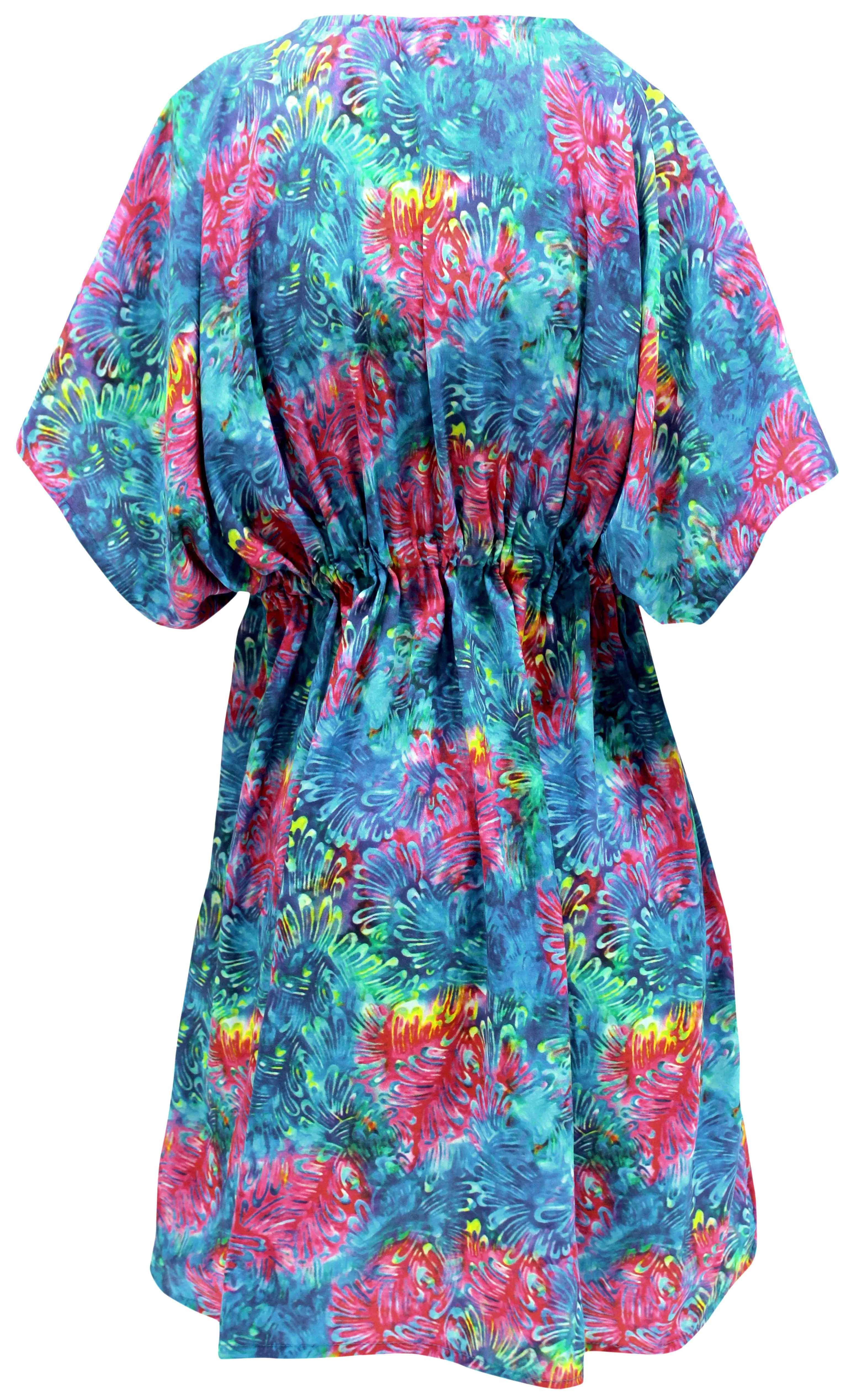 LA LEELA Women's Beach Swimming Bathing Suit Cover ups XL-XXL Multicolor-F236
