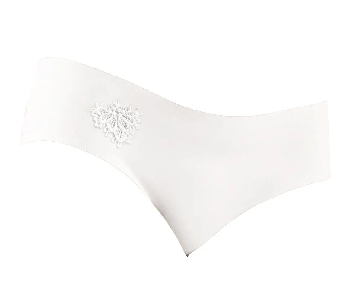 Ladies Comfortable Invisible Fabric Little Brief With Embroidery