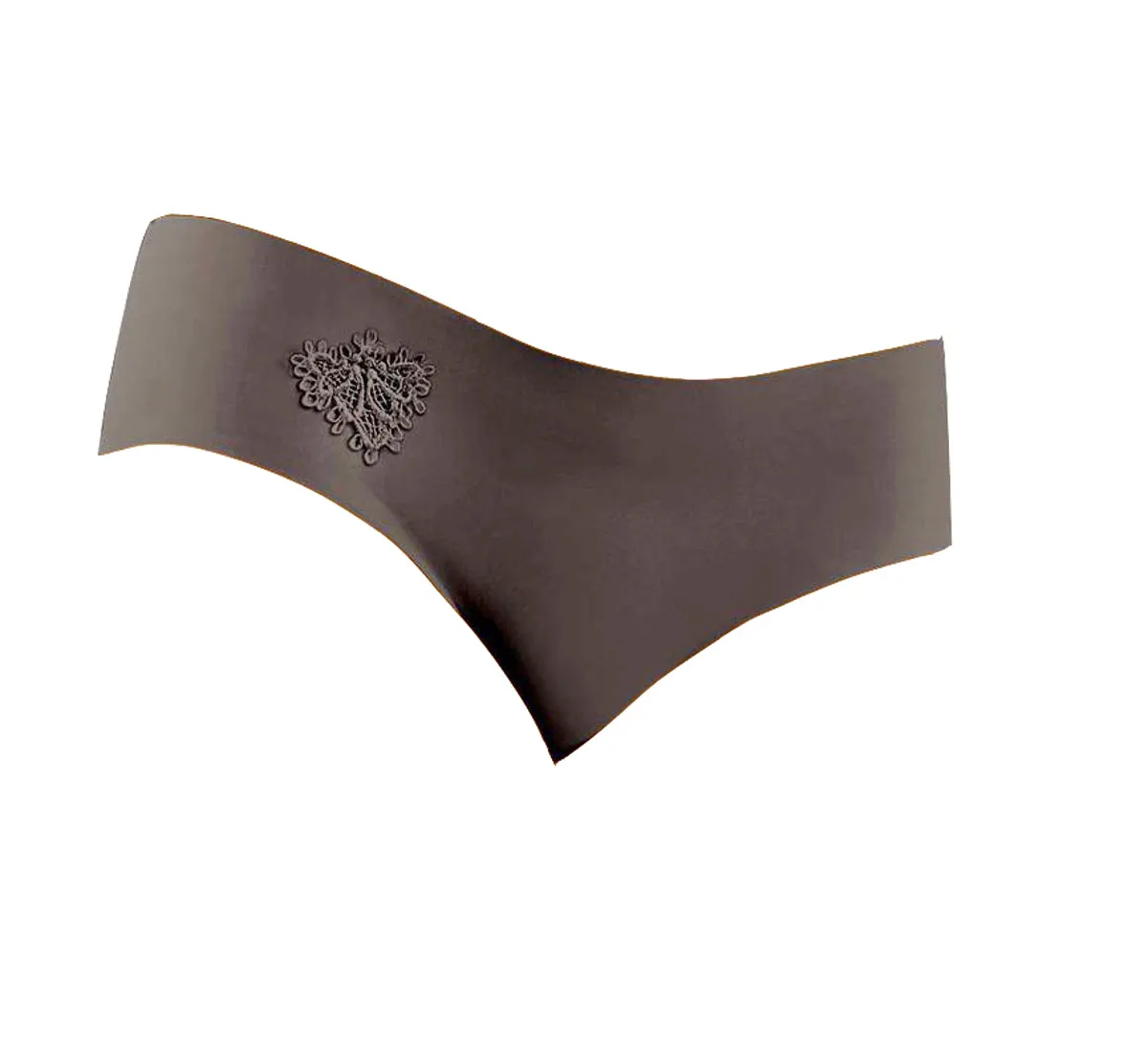 Ladies Comfortable Invisible Fabric Little Brief With Embroidery
