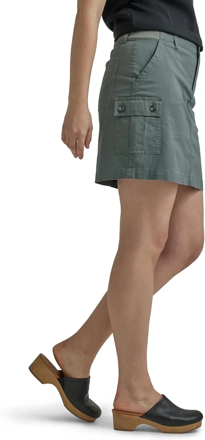 Lee womens Ultra Lux Comfort With Flex-to-go Cargo Skort