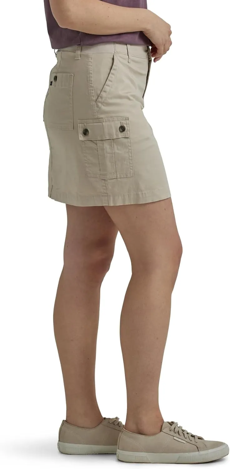 Lee womens Ultra Lux Comfort With Flex-to-go Cargo Skort