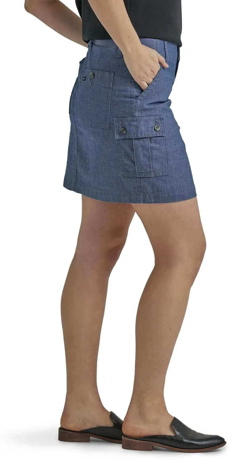 Lee womens Ultra Lux Comfort With Flex-to-go Cargo Skort