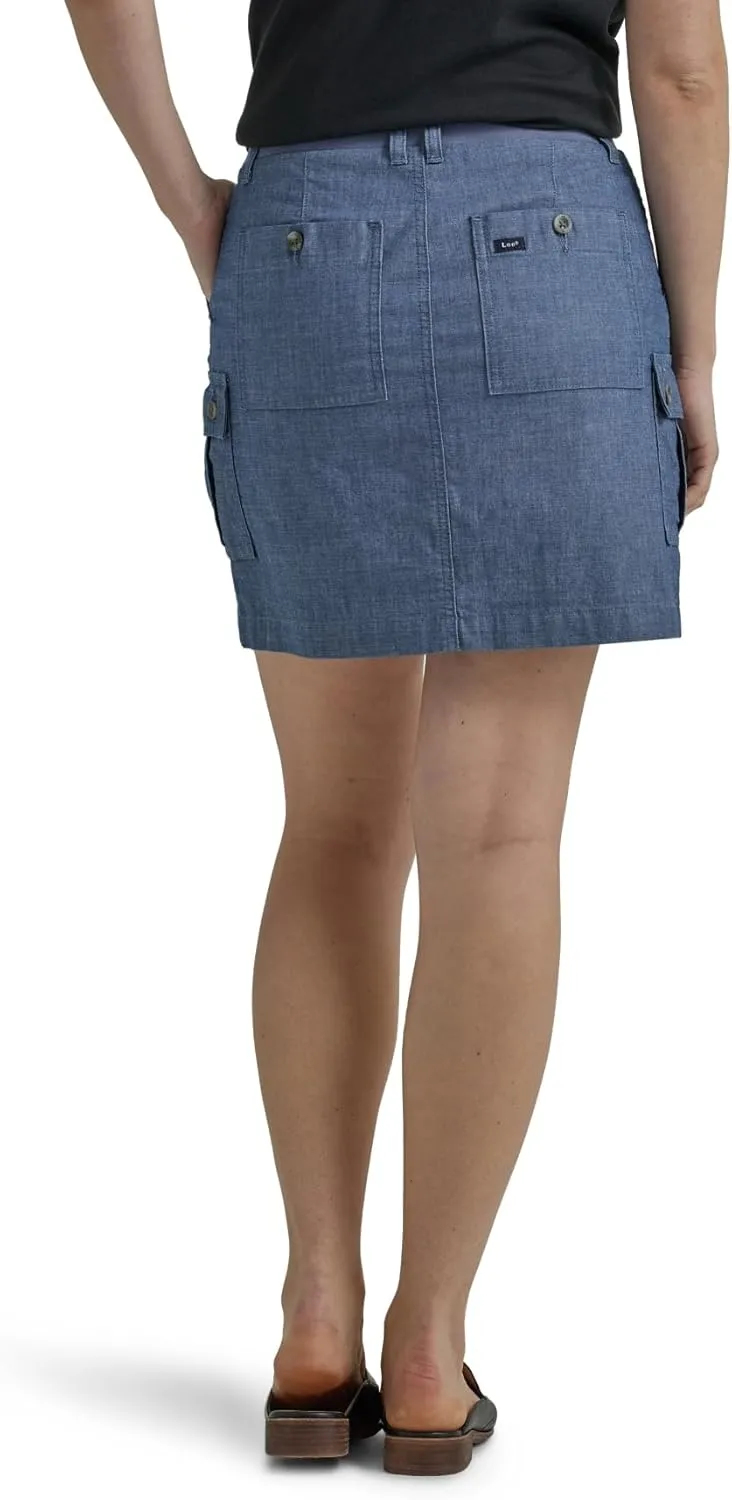 Lee womens Ultra Lux Comfort With Flex-to-go Cargo Skort