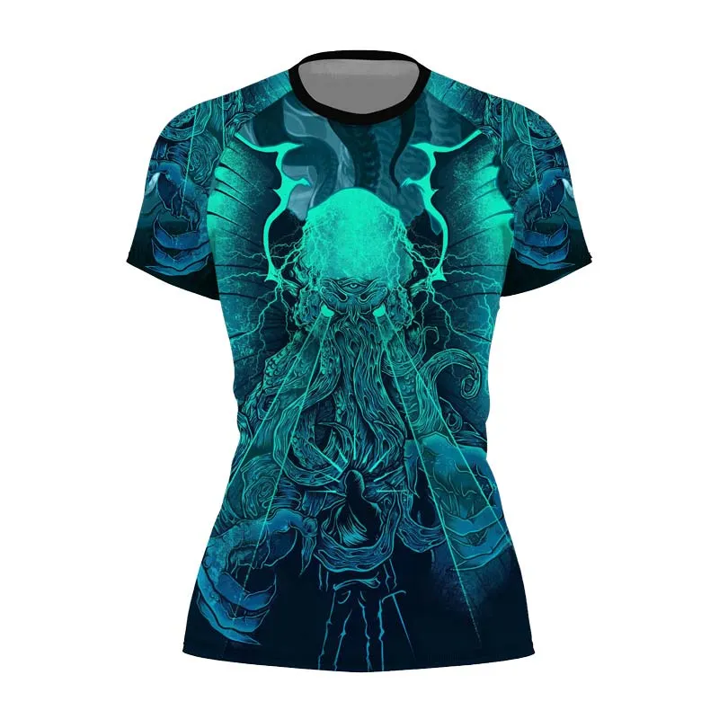 Leviathan of Madness Women's Short Sleeve Rash Guard