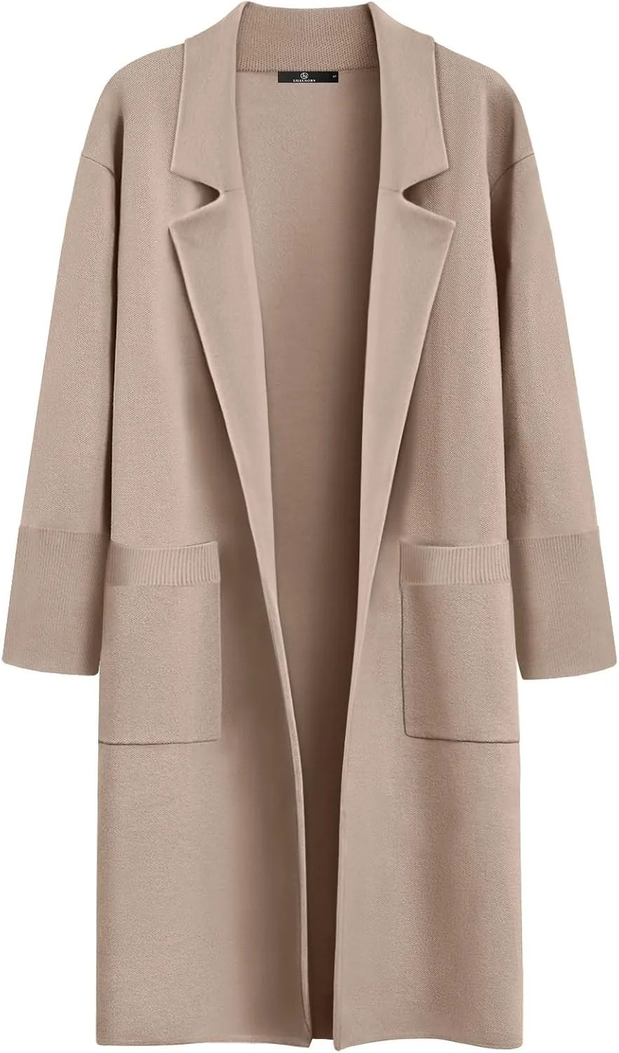 LILLUSORY Women's Long Dressy Cardigan Sweaters Fall Oversized Coatigan Jackets 2025 Knit Business Casual Winter Coats