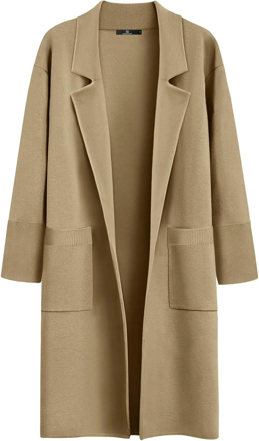 LILLUSORY Women's Long Dressy Cardigan Sweaters Fall Oversized Coatigan Jackets 2025 Knit Business Casual Winter Coats