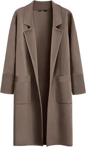 LILLUSORY Women's Long Dressy Cardigan Sweaters Fall Oversized Coatigan Jackets 2025 Knit Business Casual Winter Coats