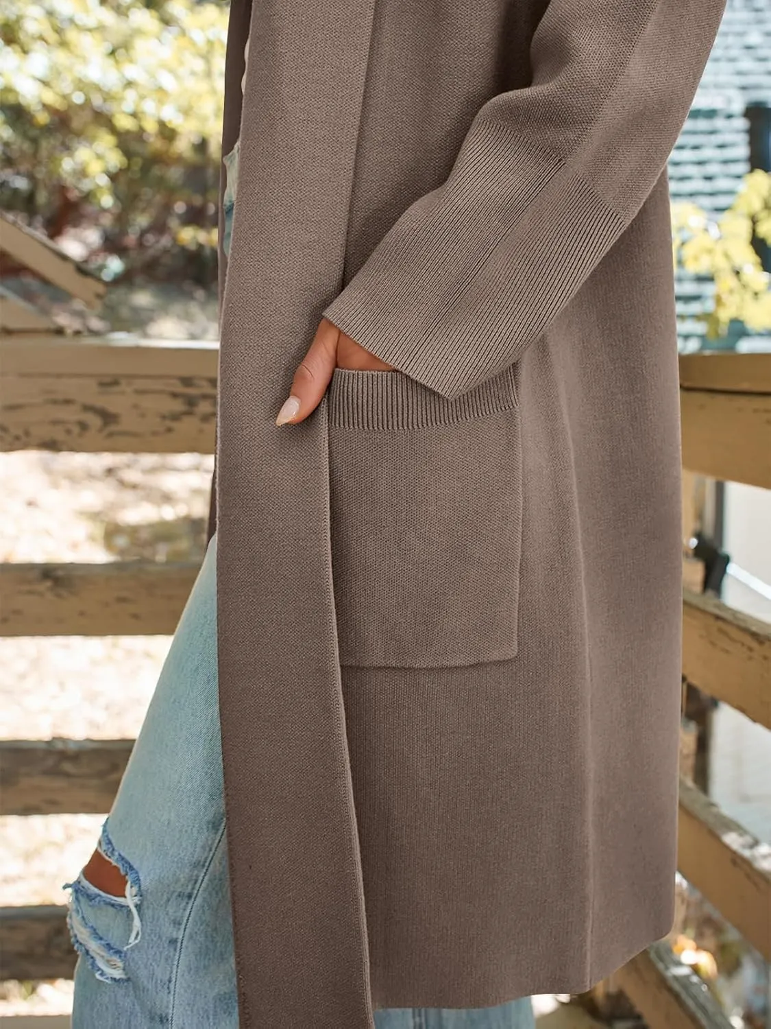 LILLUSORY Women's Long Dressy Cardigan Sweaters Fall Oversized Coatigan Jackets 2025 Knit Business Casual Winter Coats