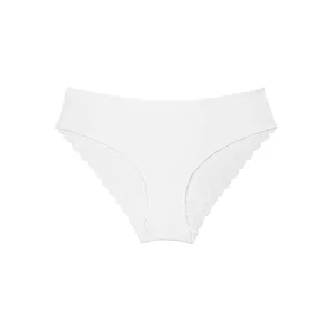 Lily Lace Bum Bikini Brief - White