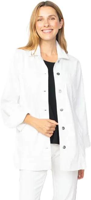 Long Stretch Denim Boyfriend Habitat Jacket