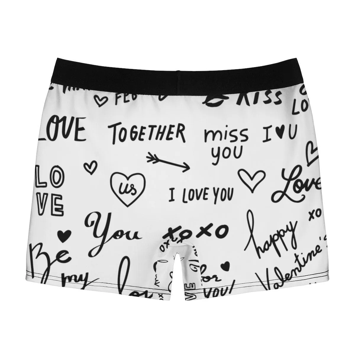Love Notes Men&#39;s Ltweight Boxer Briefs,Gift for Him/Christmas/Birthday/Engagement/Anniversary/Funny Gifts/Halloween/Thanksgiving/Valentines