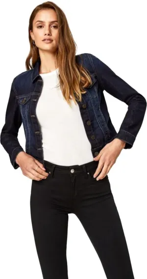 Mavi Womens Samantha Classic Slim Fit Jean Jackets