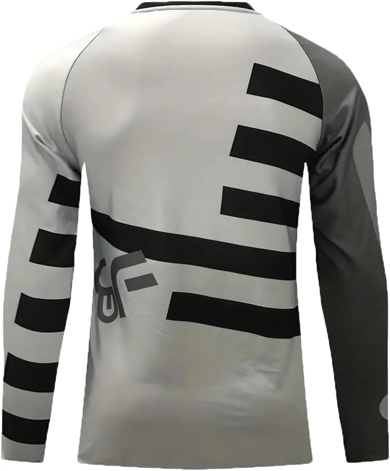 Men's Bike Shirts Long Sleeve Quick Dry Running Hiking Tops Cycling Jerseys Sun Protection Bicycle T-Shirts