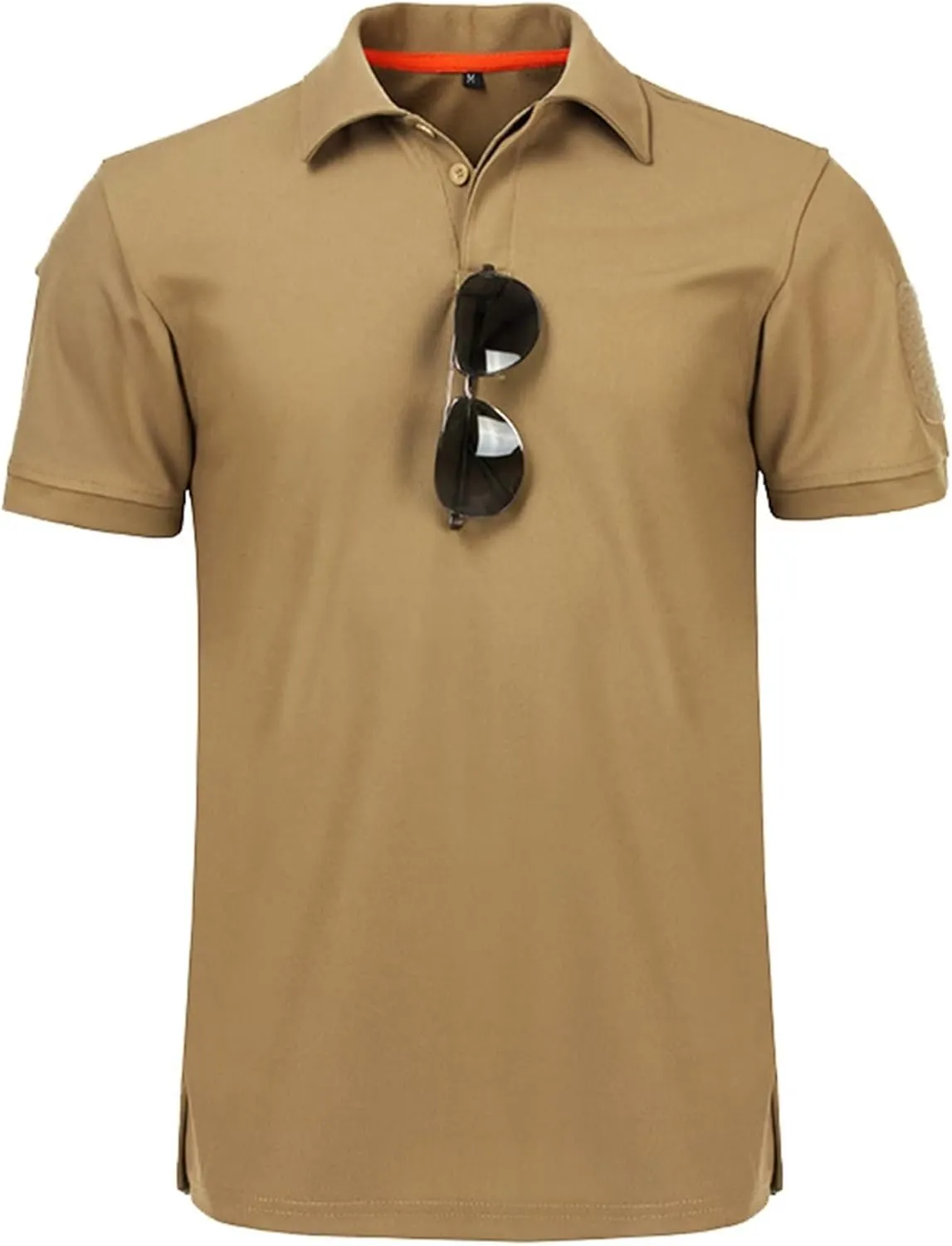 Mens Golf Polo Shirts Quick Dry Tactical Tops Short Slevee Outdoor Golf Tennis Polo T-Shirts Tops 3 Pack