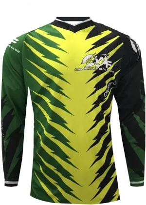 Men's Long Sleeve Off-Road Racing T-Shirts Mountain Bike Jerseys Downhill Motocross Shirts Quick Dry Tops, Small